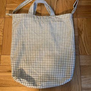 Baggu Duck Bag in Natural Grid